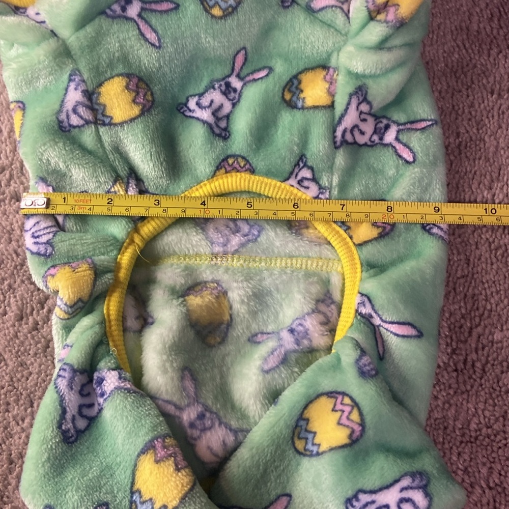 Easter Fleece Pajamas for Small Dog Life is Good - Picture 8 of 11